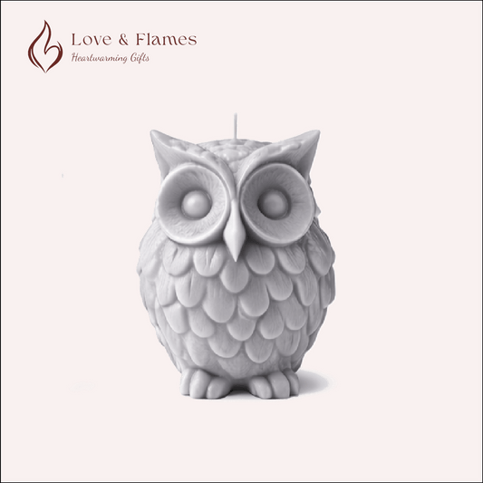 Wise Owl Scented Candles for Home Décor, Gifts & Relaxation - Love & Flames