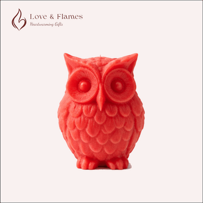 Wise Owl Scented Candles for Home Décor, Gifts & Relaxation - Love & Flames