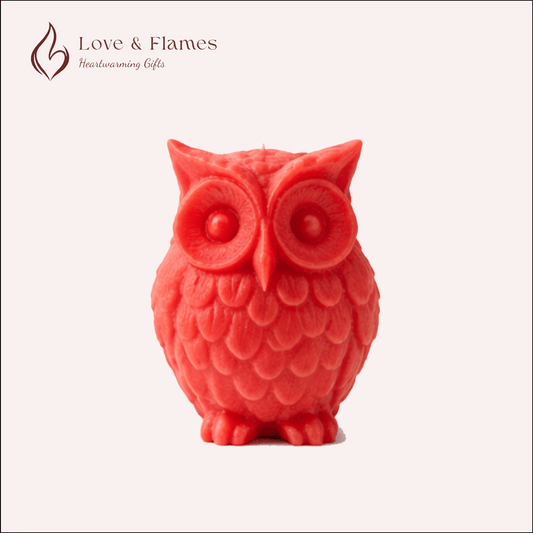 Wise Owl Scented Candles for Home Décor, Gifts & Relaxation - Love & Flames