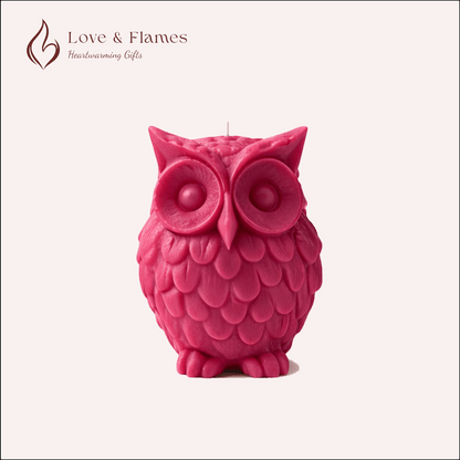 Wise Owl Scented Candles for Home Décor, Gifts & Relaxation - Love & Flames
