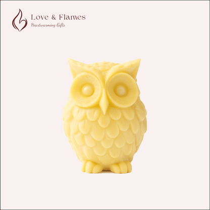 Wise Owl Scented Candles for Home Décor, Gifts & Relaxation - Love & Flames