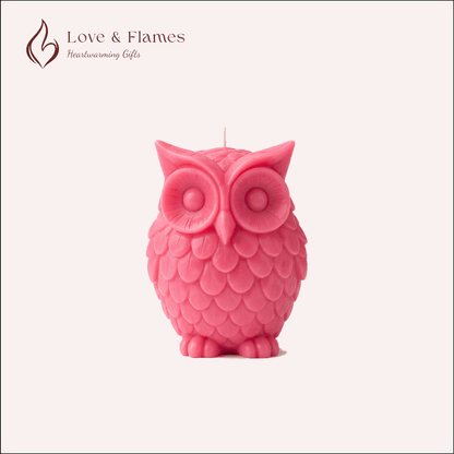 Wise Owl Scented Candles for Home Décor, Gifts & Relaxation - Love & Flames
