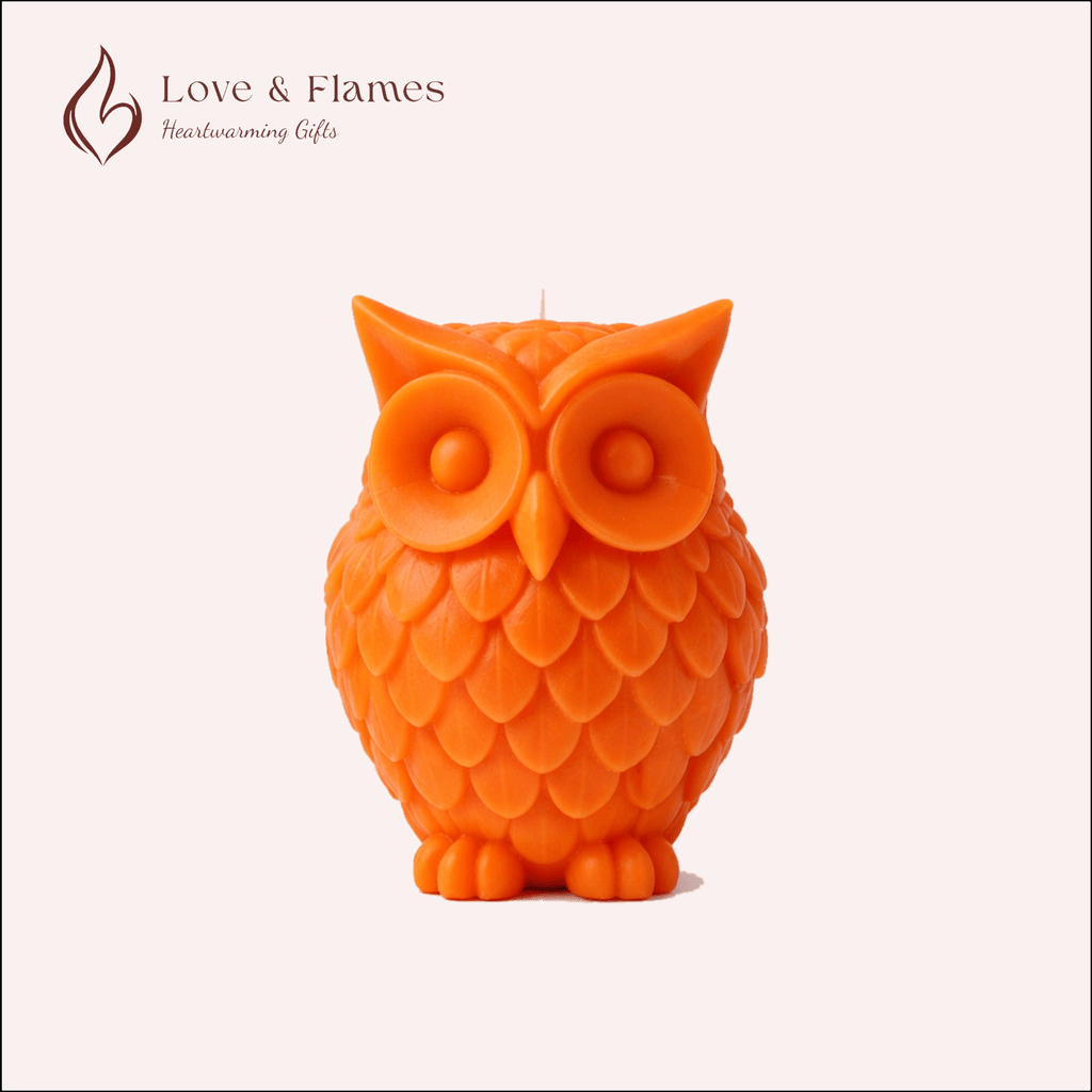 Wise Owl Scented Candles for Home Décor, Gifts & Relaxation - Love & Flames