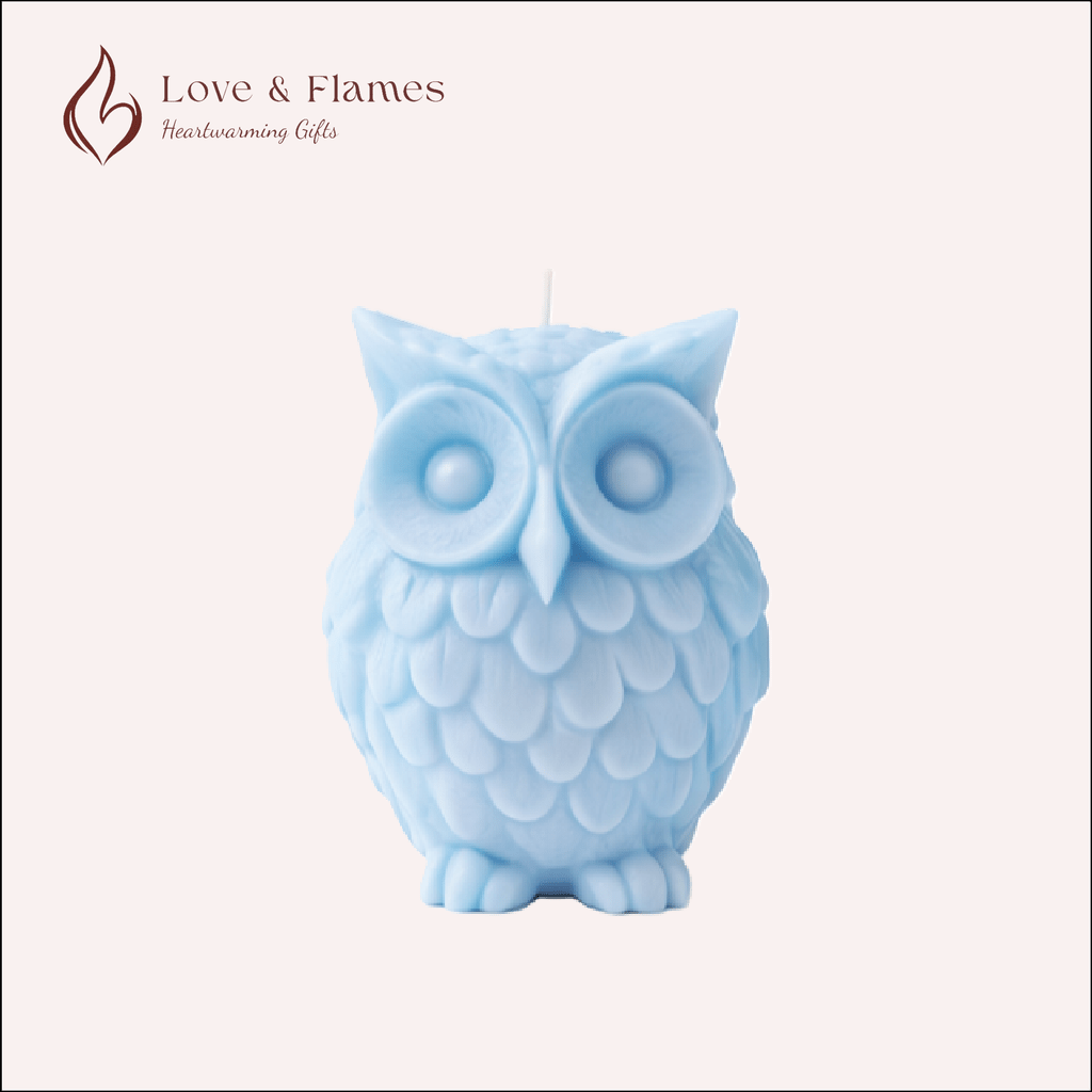 Wise Owl Scented Candles for Home Décor, Gifts & Relaxation - Love & Flames