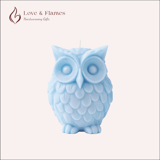 Wise Owl Scented Candles for Home Décor, Gifts & Relaxation - Love & Flames