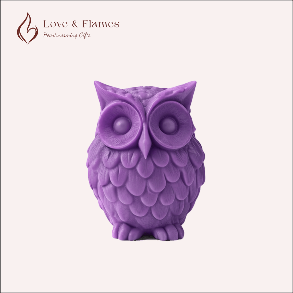 Wise Owl Scented Candles for Home Décor, Gifts & Relaxation - Love & Flames