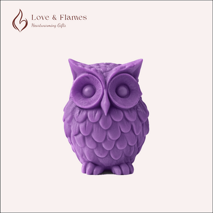 Wise Owl Scented Candles for Home Décor, Gifts & Relaxation - Love & Flames