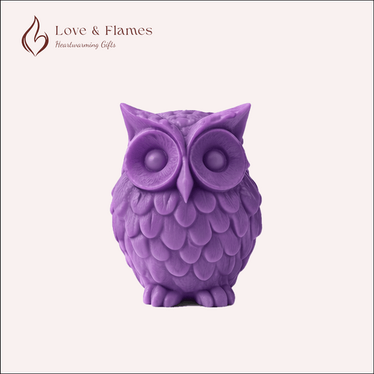 Wise Owl Scented Candles for Home Décor, Gifts & Relaxation - Love & Flames