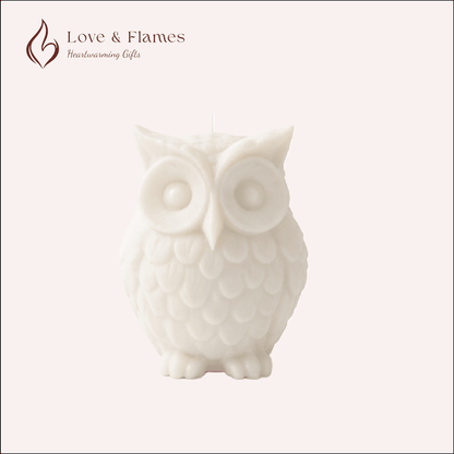 Wise Owl Scented Candles for Home Décor, Gifts & Relaxation - Love & Flames