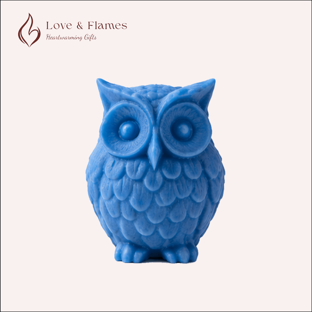 Wise Owl Scented Candles for Home Décor, Gifts & Relaxation - Love & Flames