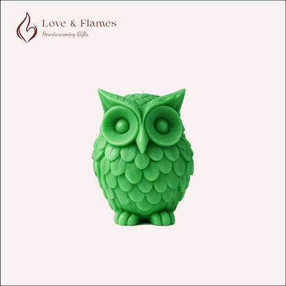 Wise Owl Scented Candles for Home Décor, Gifts & Relaxation - Love & Flames