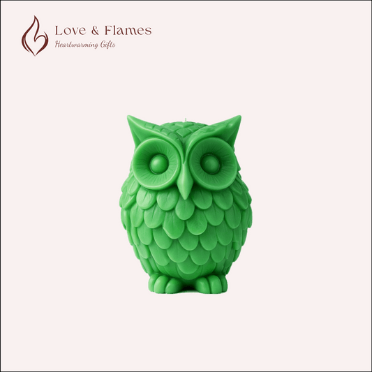 Wise Owl Scented Candles for Home Décor, Gifts & Relaxation - Love & Flames